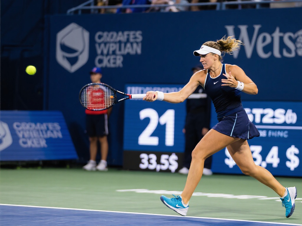 佩古拉晋级决赛斩获73.5万奖金,亚历山德洛娃止步赛事 在网球赛事中,每场比赛都是一次紧张激烈的