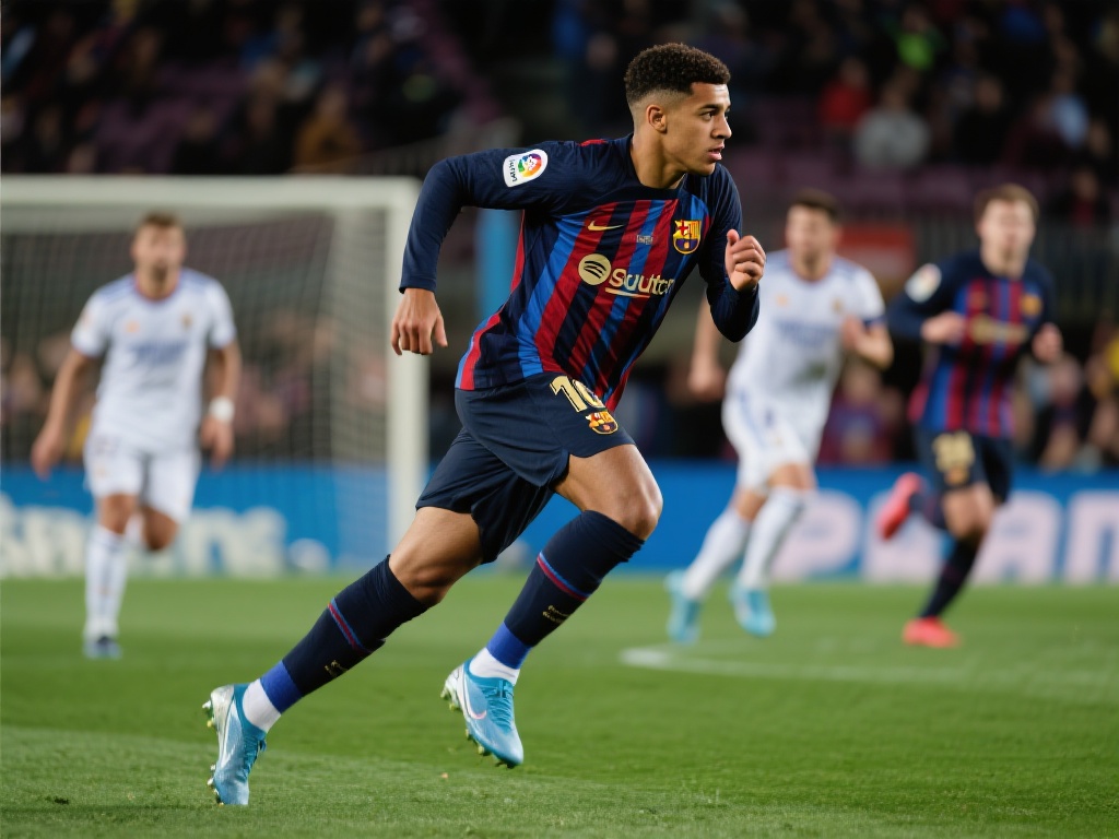 巴萨引进新锋线猛将,进攻实力全面升级 巴萨新援的到来并不是孤立事件,而是巴萨战